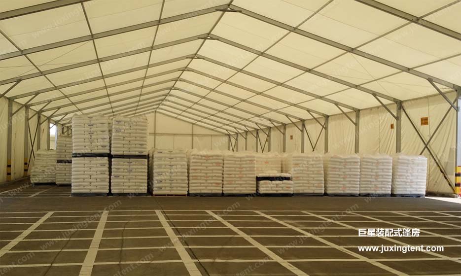 工業(yè)倉儲篷房南京揚(yáng)子石化巴斯夫公司12000平米