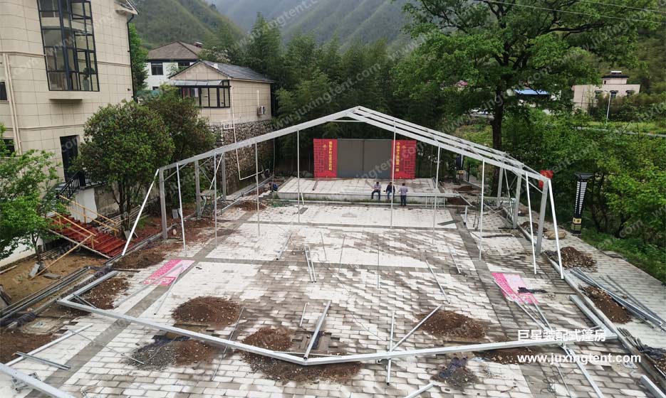 安吉景區(qū)待客用篷22米跨