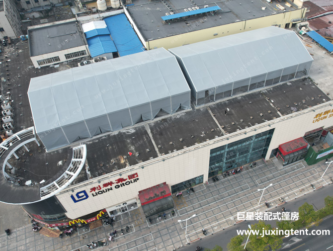 揚州樓頂體育篷房 籃球、羽毛球篷房場館